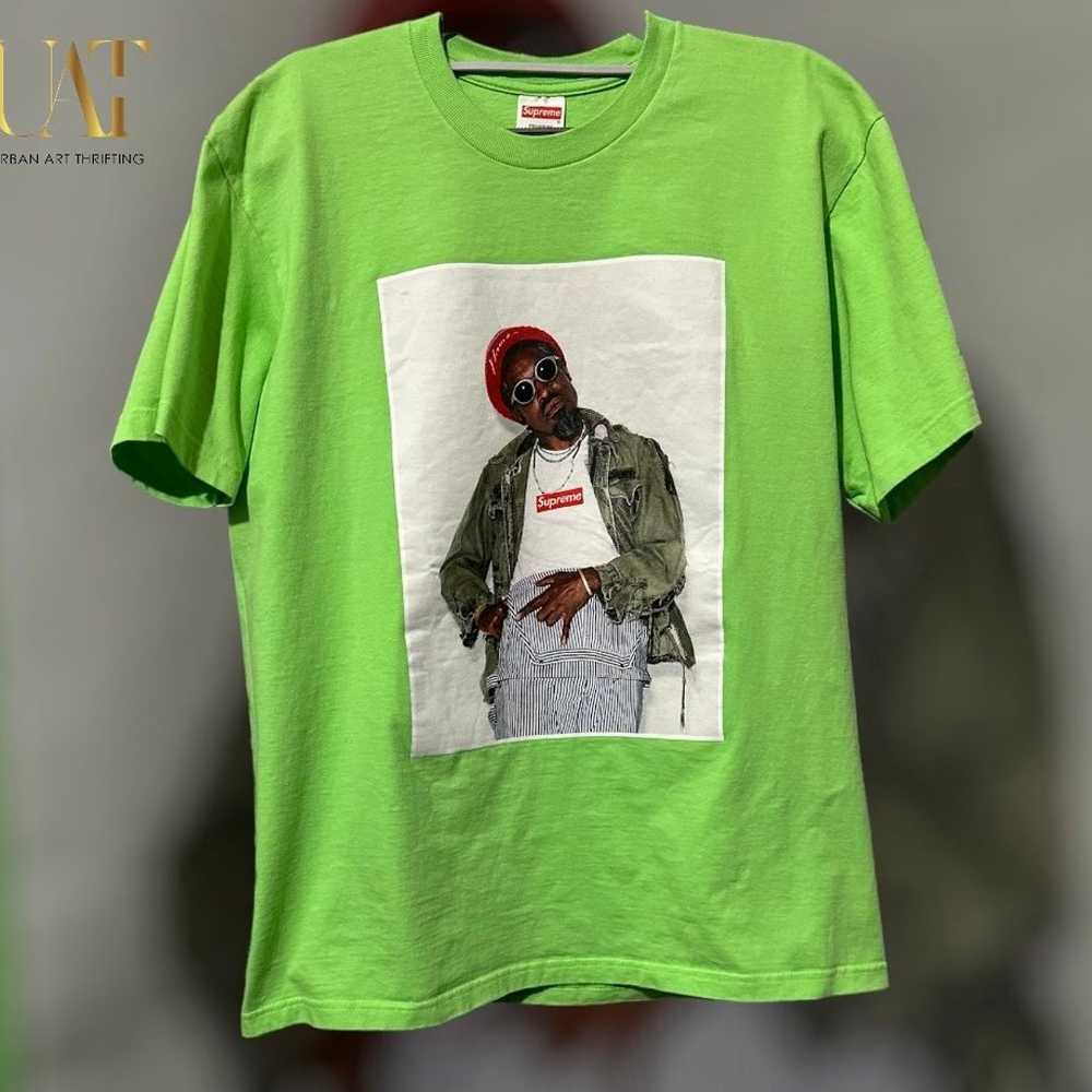 SUPREME ANDRE 3000 TEE ‘LIME’ - image 1