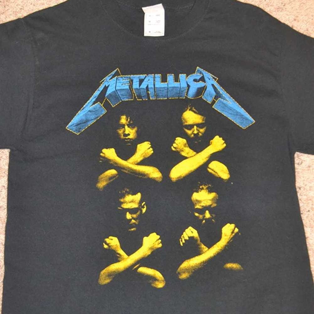 Metallica Shirt Adult Medium Black Heavy Metal Ba… - image 3