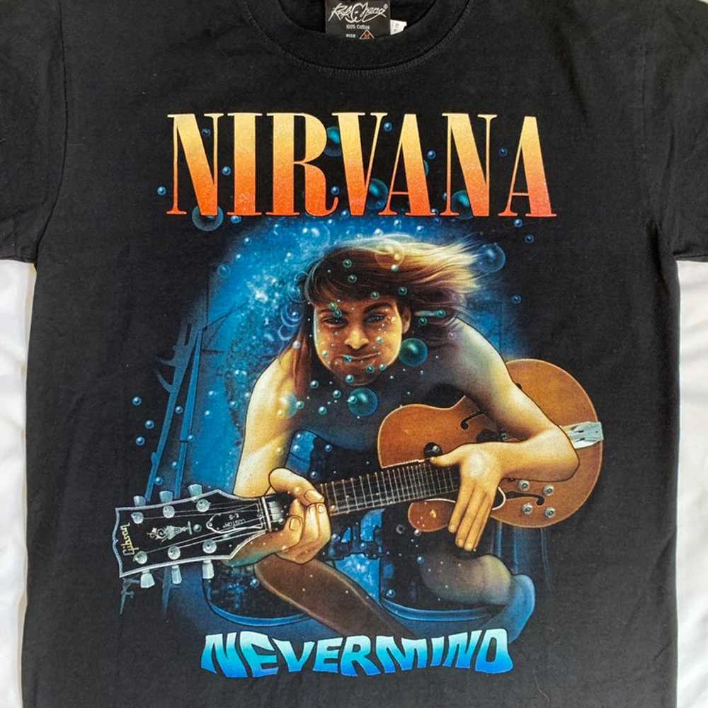 Rare Nirvana Kurt Cobain Shirt - image 2