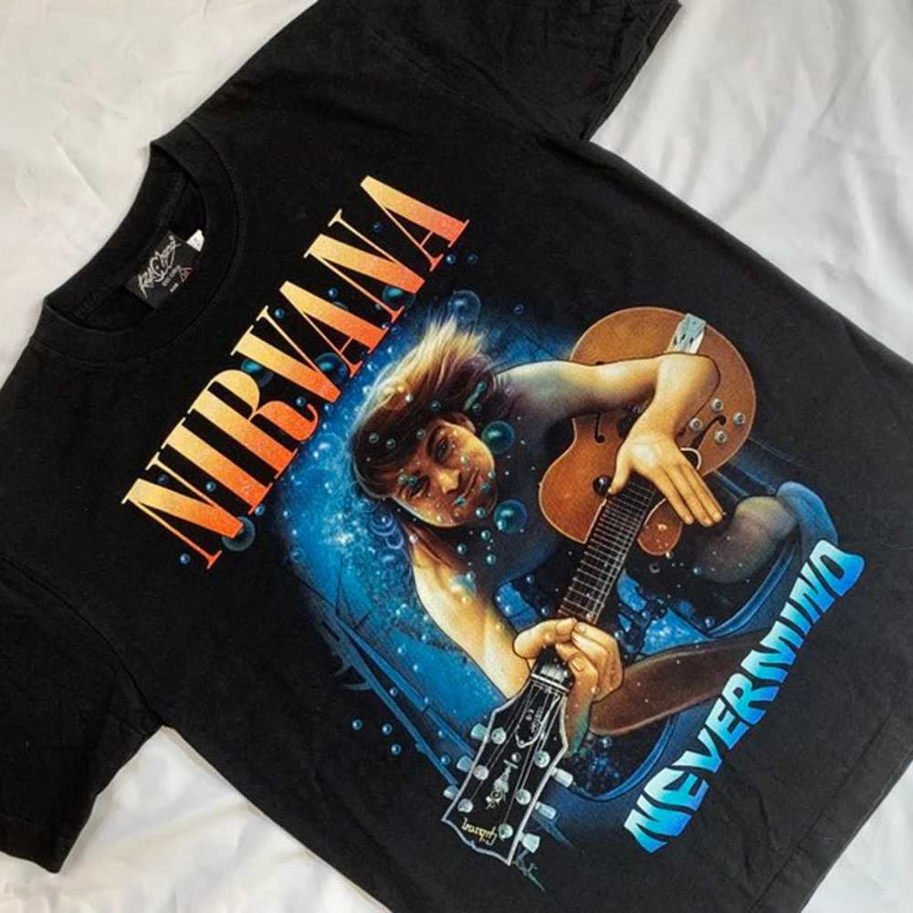 Rare Nirvana Kurt Cobain Shirt - image 3