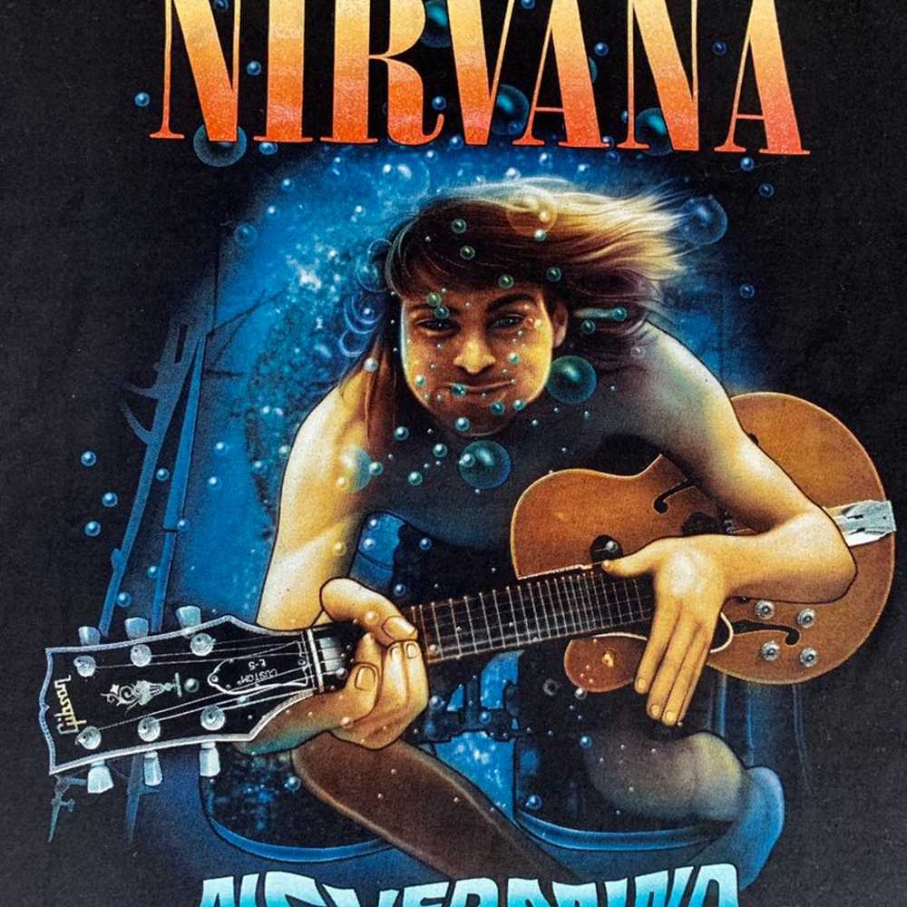 Rare Nirvana Kurt Cobain Shirt - image 4