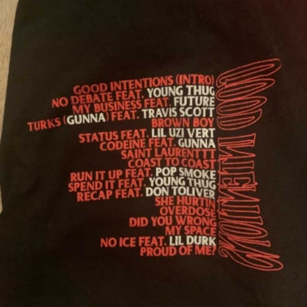 Nav x Vlone Bad Habits Tee Black M - image 3