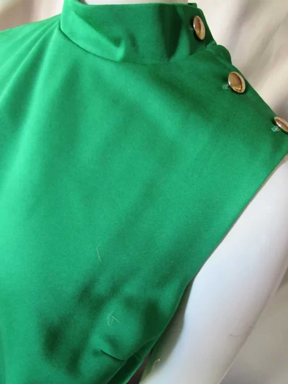 SALE Casual 1970 Era Maxi Dress in Emerald Green … - image 8