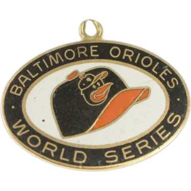 14K 1969 Baltimore Orioles World Series Charm/Pend