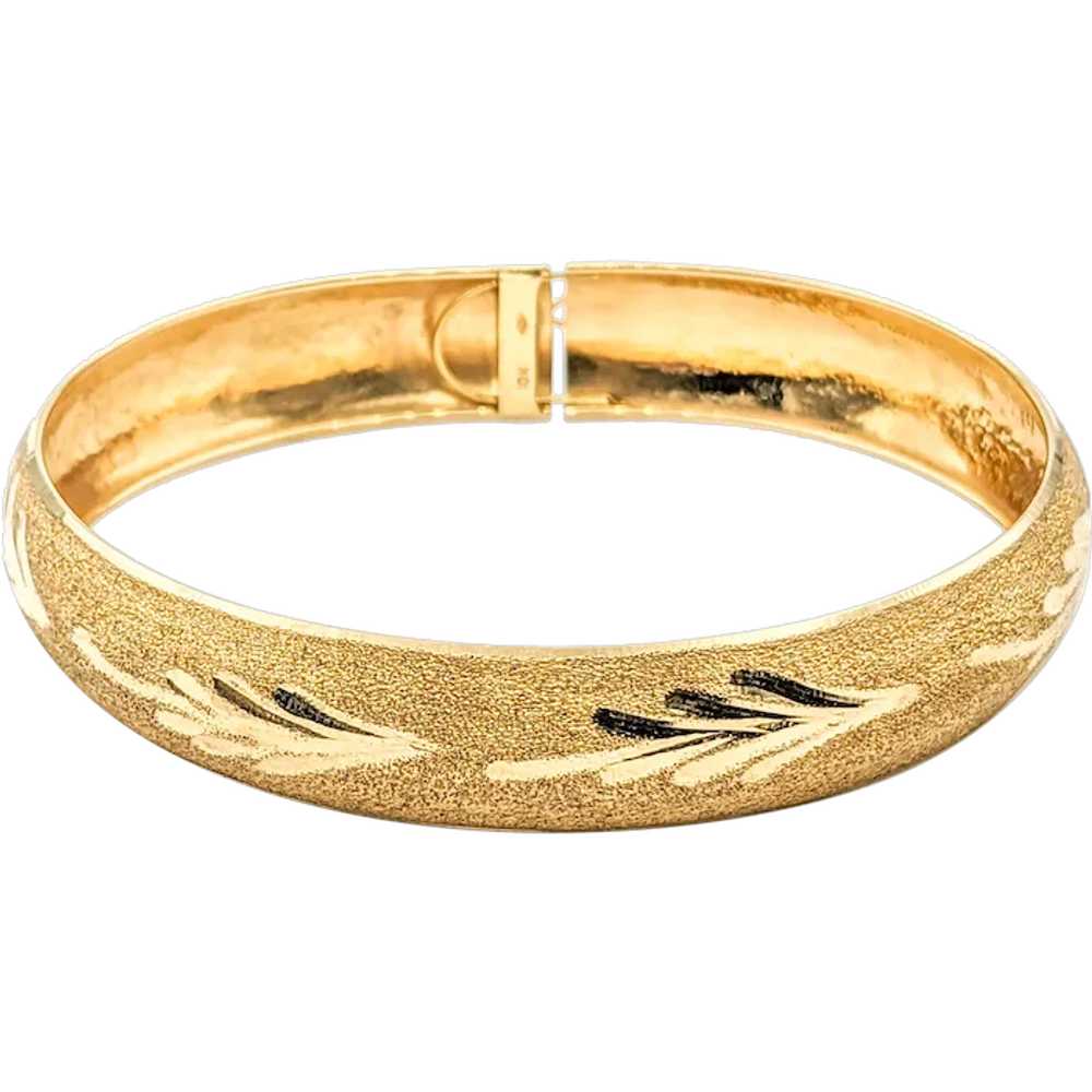 Bangle Bracelet In Yellow Gold - image 1