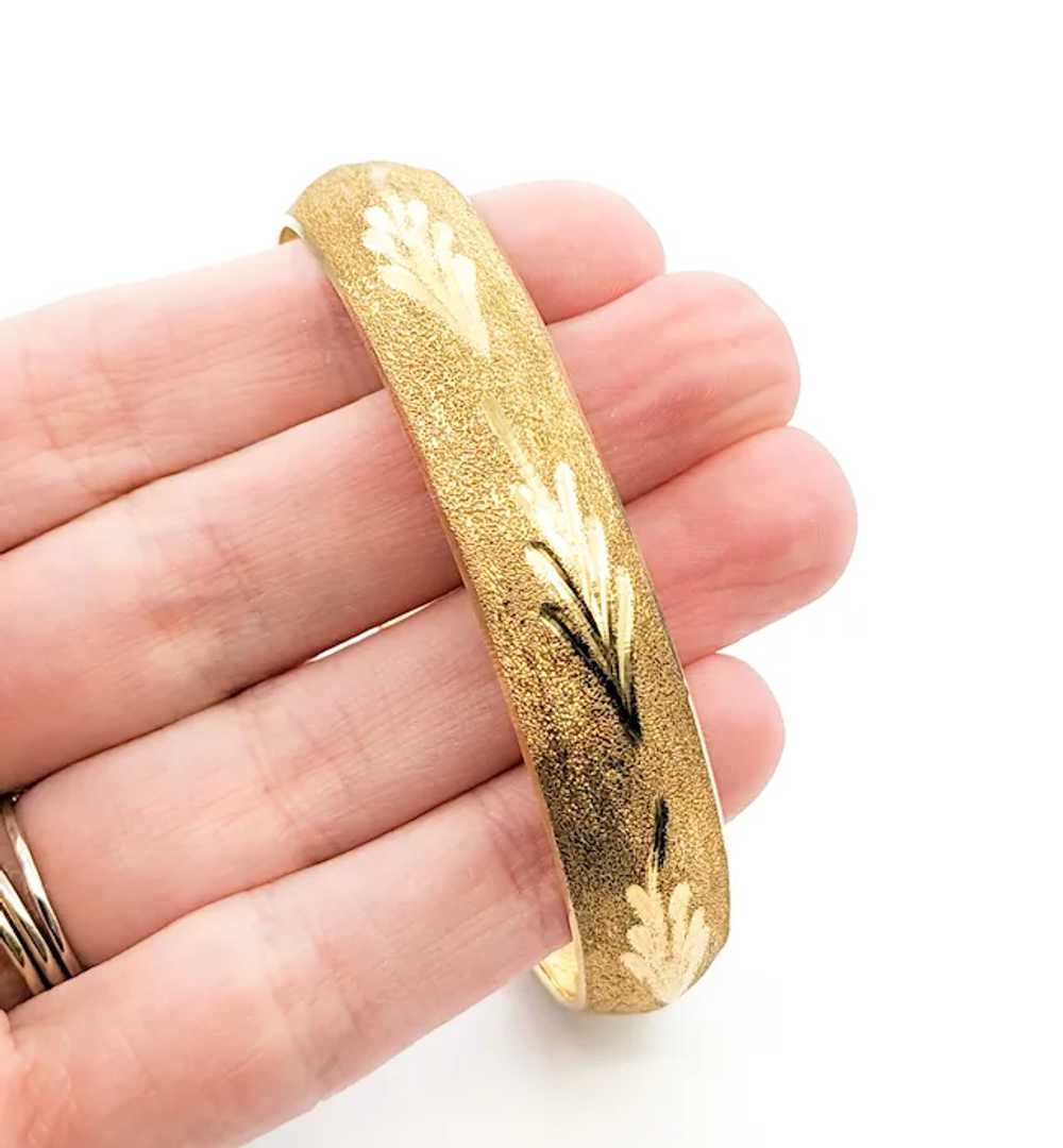 Bangle Bracelet In Yellow Gold - image 2