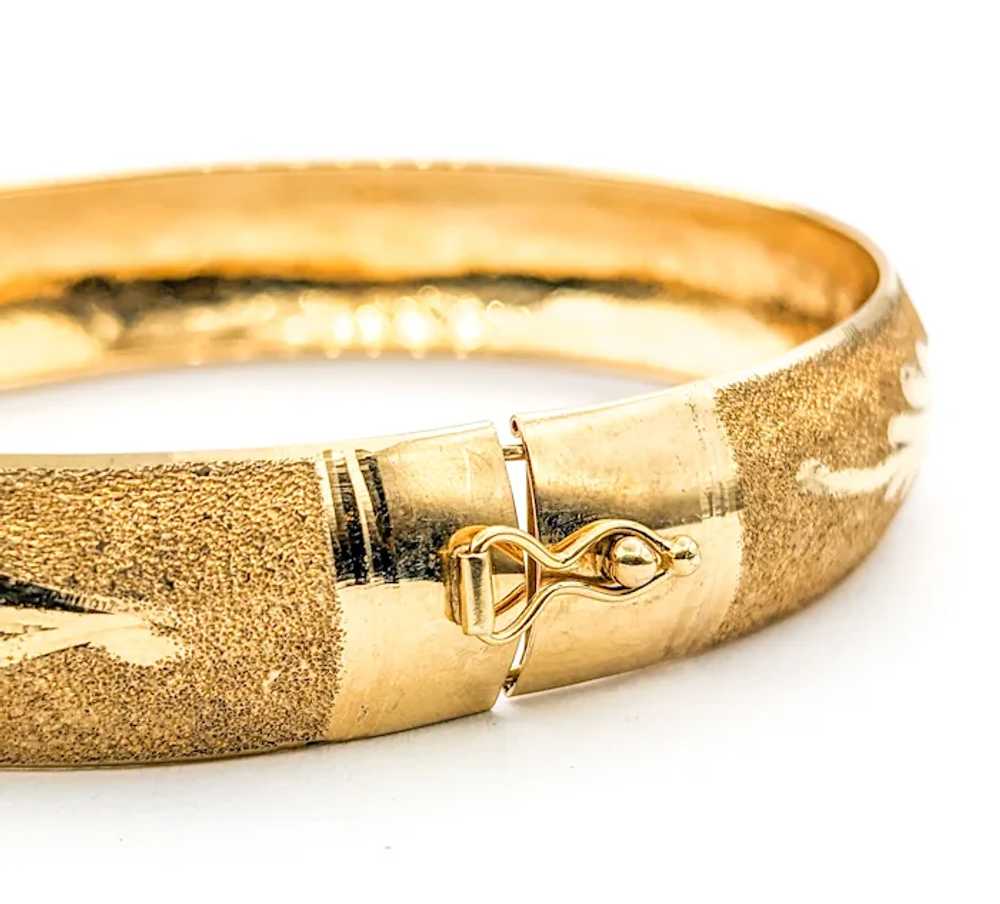 Bangle Bracelet In Yellow Gold - image 4