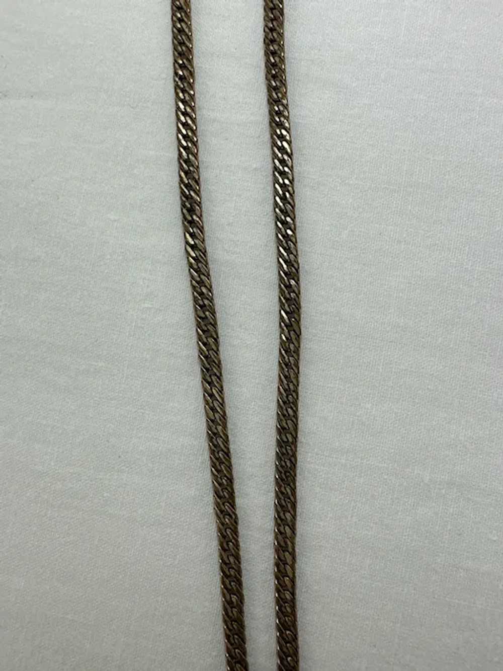 Victorian Double Chain Slide Watch Chain - image 5