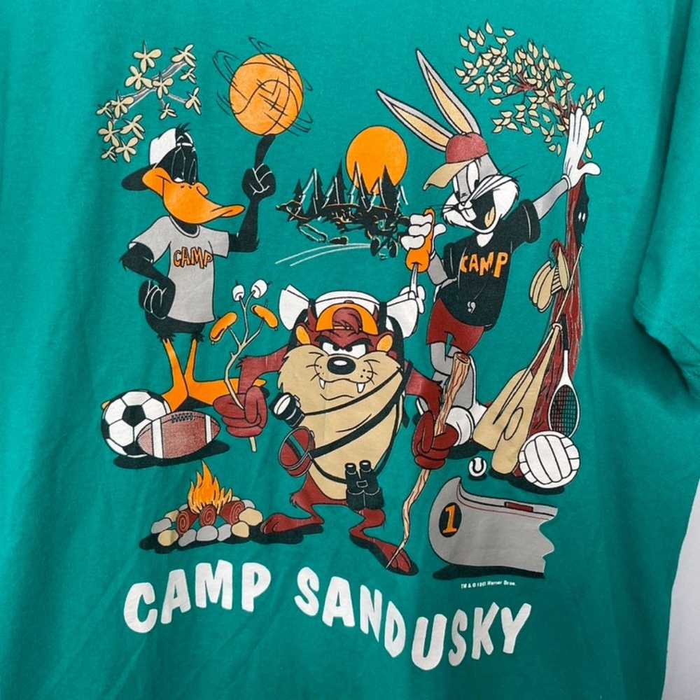 VTG 1993 Warner Brothers Looney Tunes Camp Sandus… - image 4