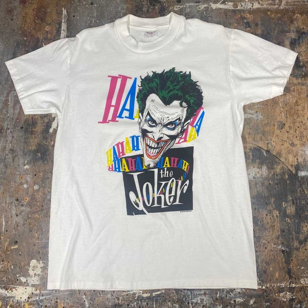 Vintage 80s The Joker DC Comics Tee - image 2