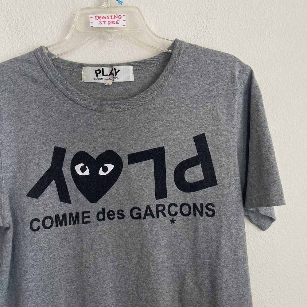PLAY Comme Des Garcons Short Sleeve Heather Tee T… - image 2