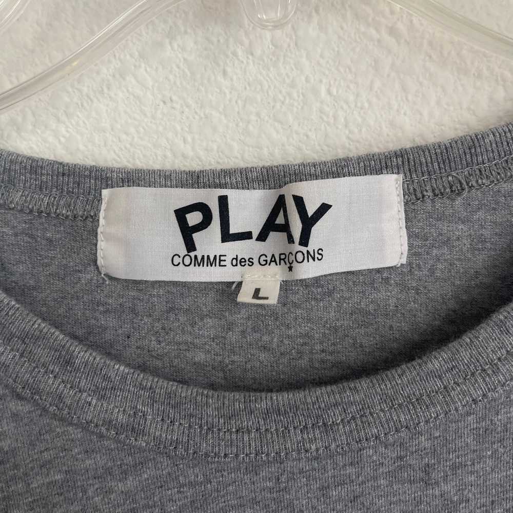 PLAY Comme Des Garcons Short Sleeve Heather Tee T… - image 5
