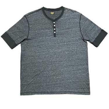 Civilianaire Knitwear Henley Short Sleeve Shirt L 