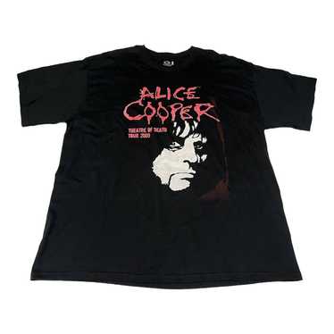 Vintage VTG Alice Cooper 2009 Tour Shirt Rock Meta