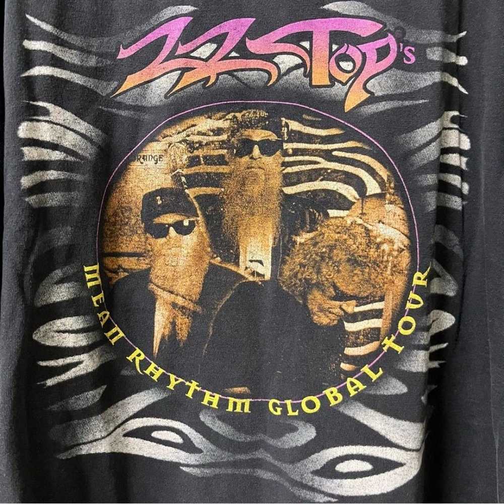 Vintage ZZ Top 1997 Shirt Mean Rhythm Global Tour - image 4