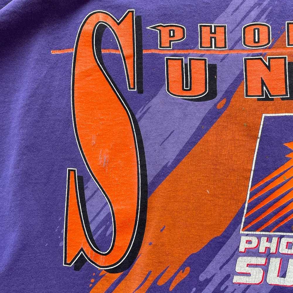 Nutmeg Mills Phoenix Suns NBA Vintage 90s Faded G… - image 7