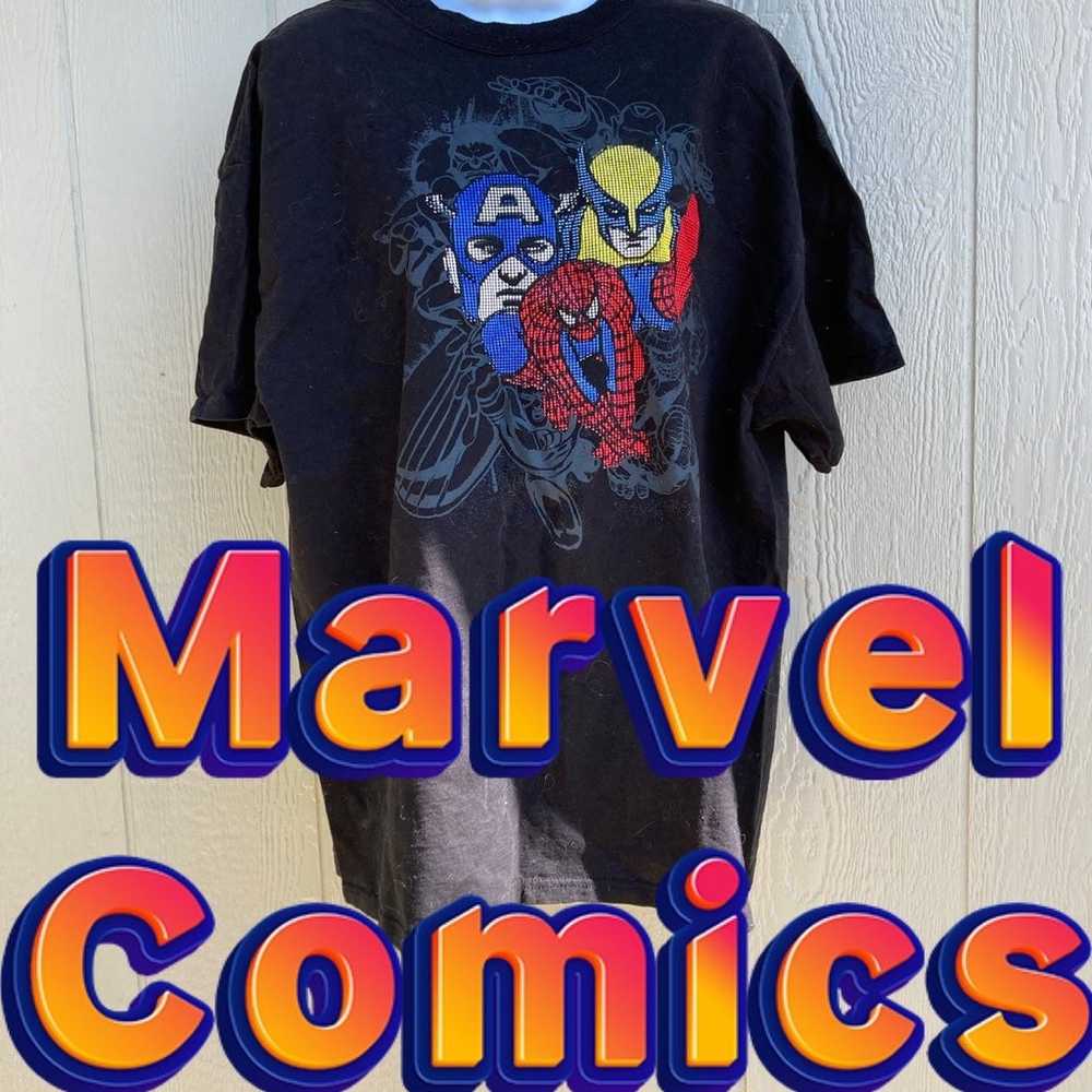 Marvel Comics T Shirt Vintage 2008 Spider-Man Wol… - image 1