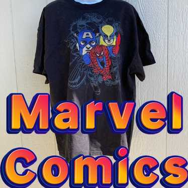 Marvel Comics T Shirt Vintage 2008 Spider-Man Wol… - image 1