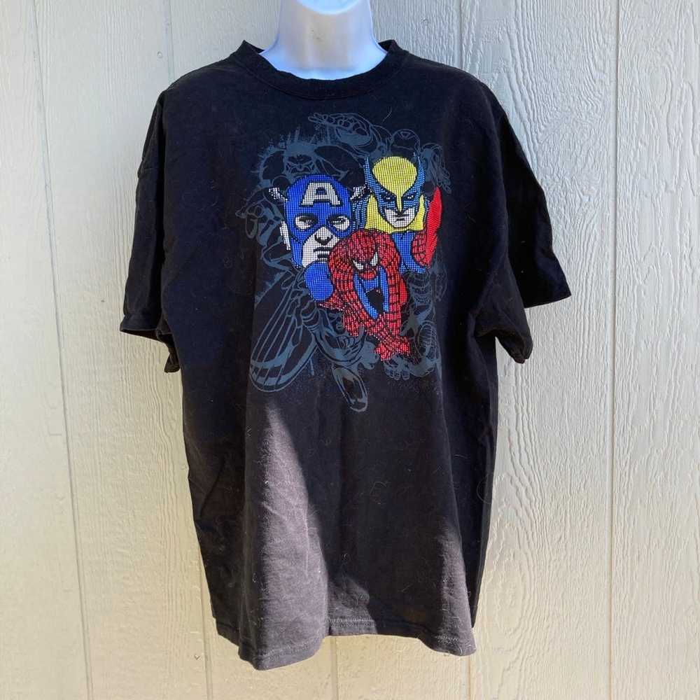 Marvel Comics T Shirt Vintage 2008 Spider-Man Wol… - image 2