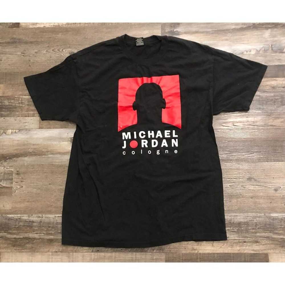 Vintage Michael Jordan Cologne Black Promo T Shir… - image 1