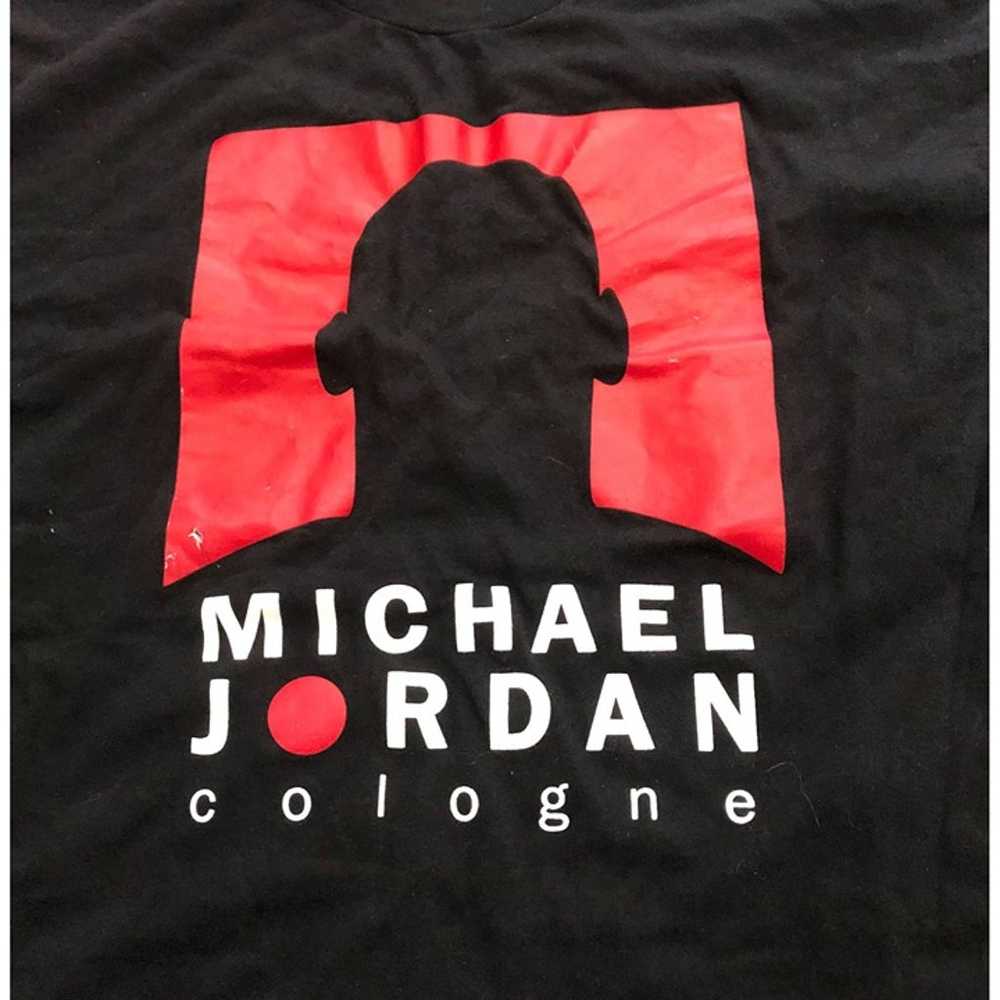 Vintage Michael Jordan Cologne Black Promo T Shir… - image 2