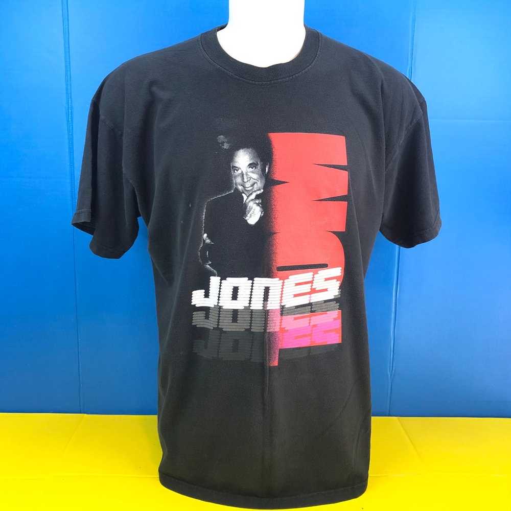 Vintage Tom Jones Men’s Music Band Tee T Shirt Si… - image 1
