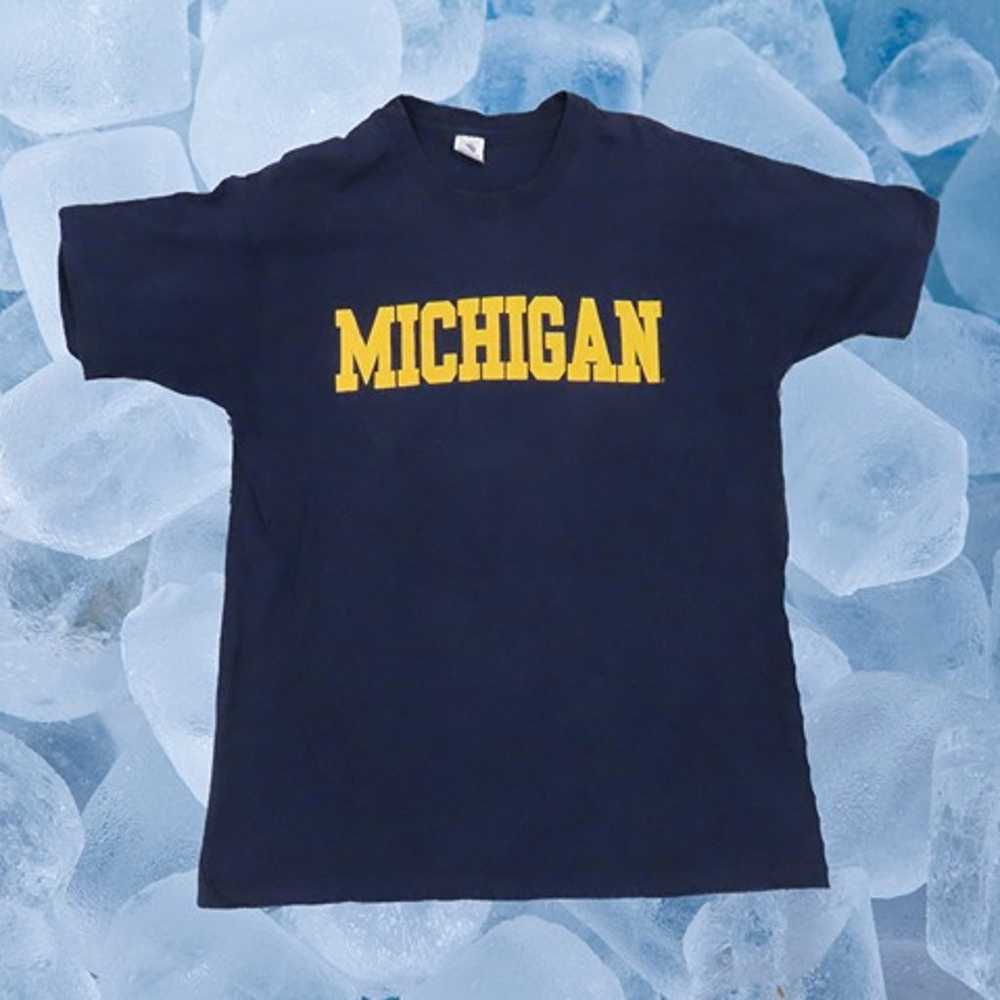 Vtg University of Michigan T-Shirt Tee Mens XL Si… - image 1