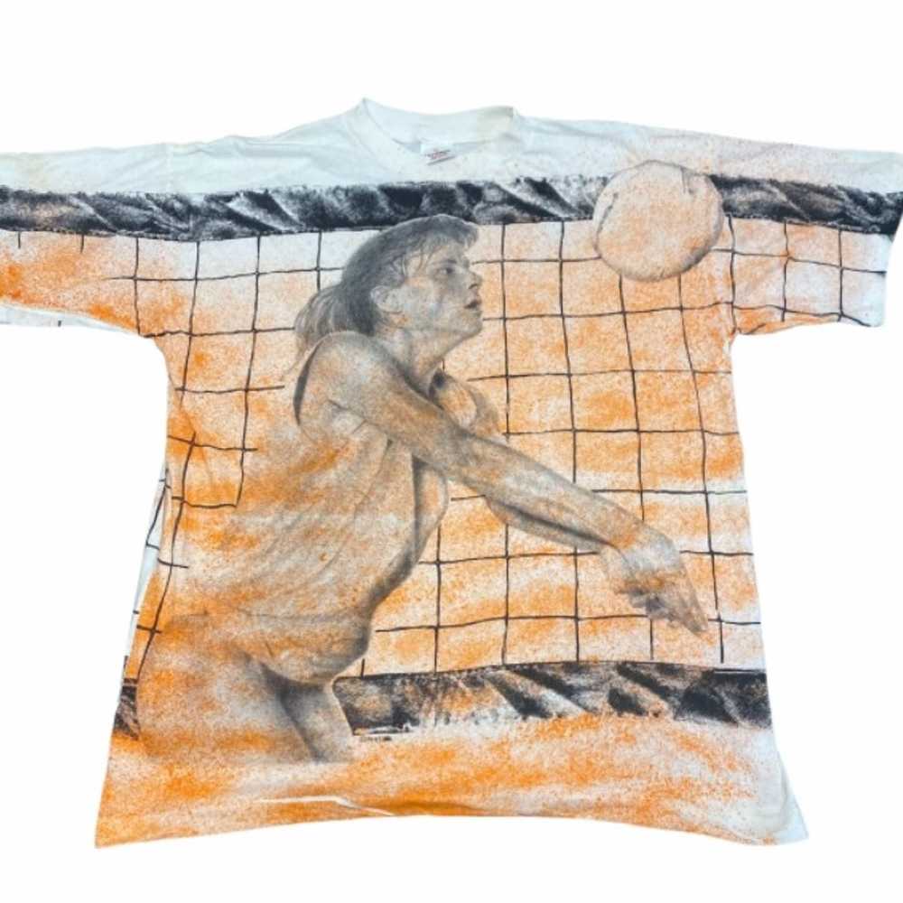 Vintage 90s Beach Volleyball Sportswear all over … - image 1