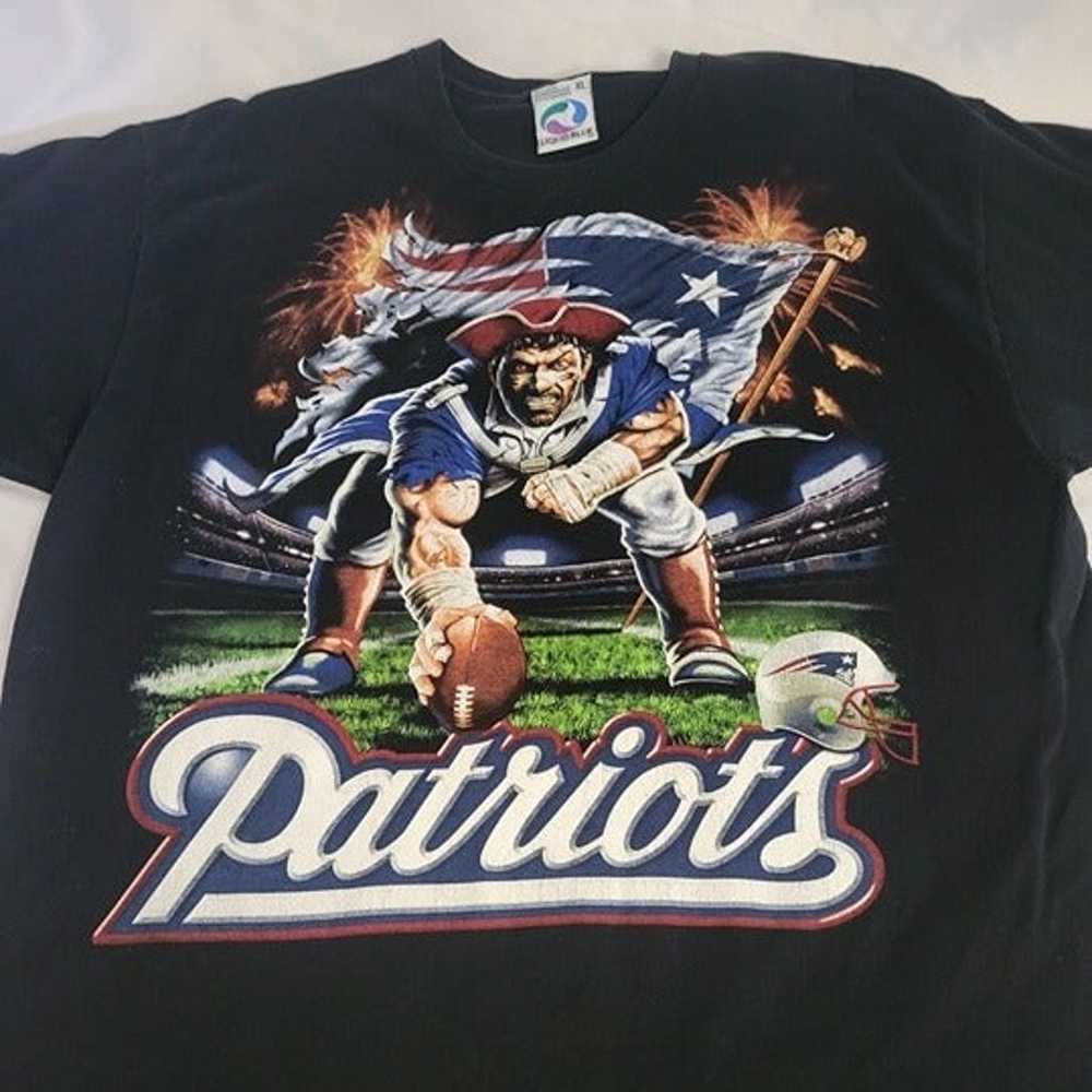 New England Patriots Vintage Full Front Print T-s… - image 1