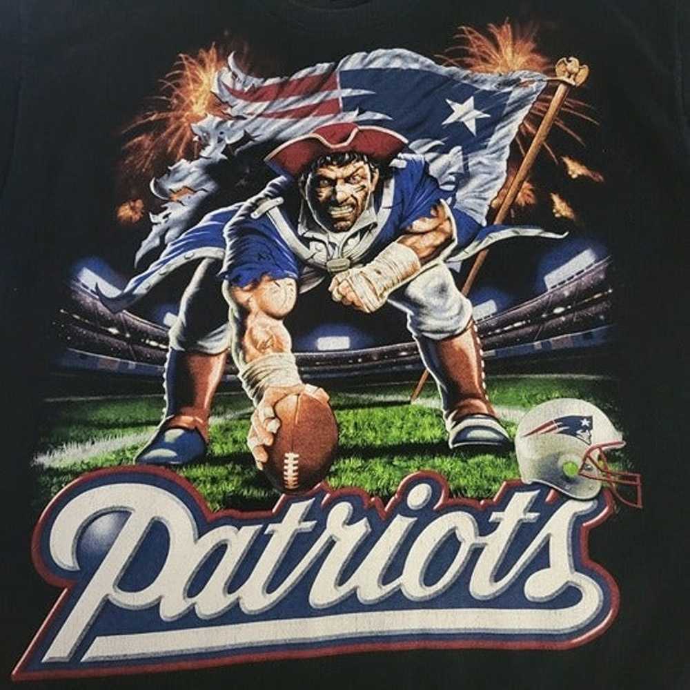 New England Patriots Vintage Full Front Print T-s… - image 4