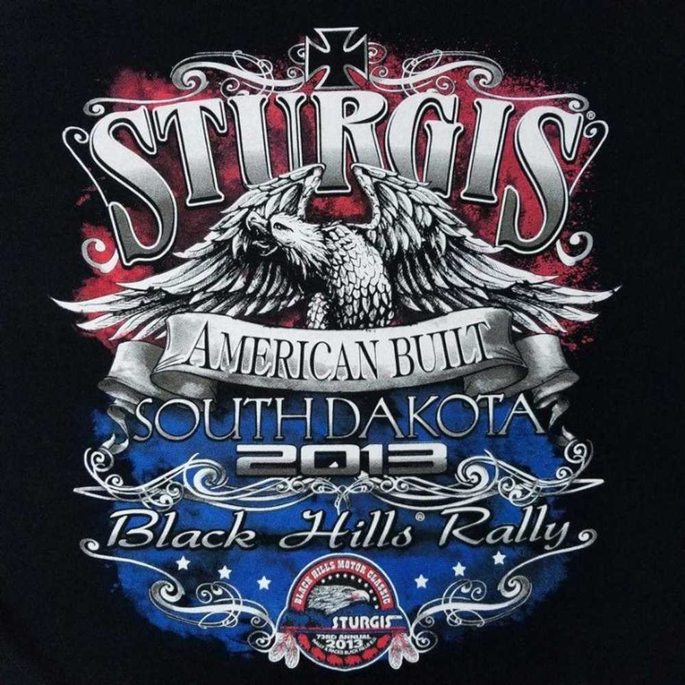 Sturgis Black Hills Rally TShirt XL 2013 - image 4