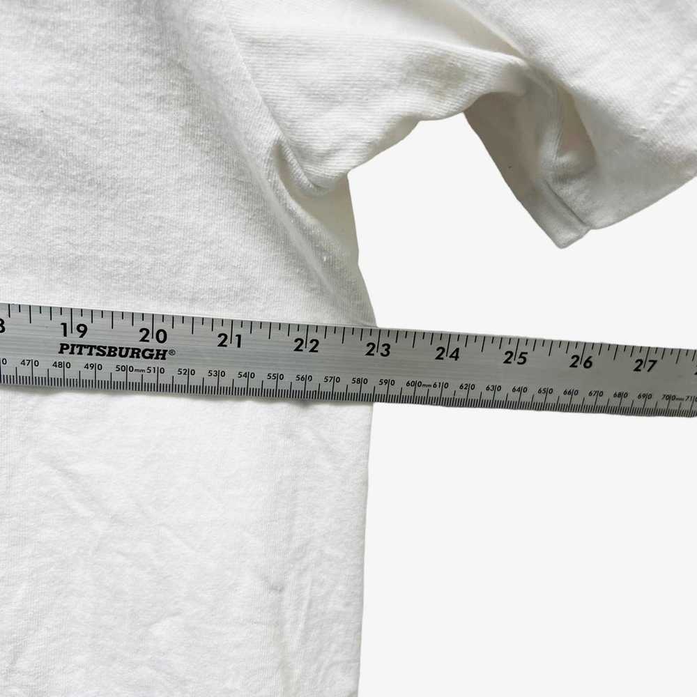 BAPE White & Navy Camo College T-Shirt Size XL Au… - image 7
