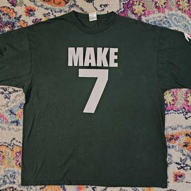 Vtg DELTA Make 7 Up Yours T-Shirt Mens XXL Green S