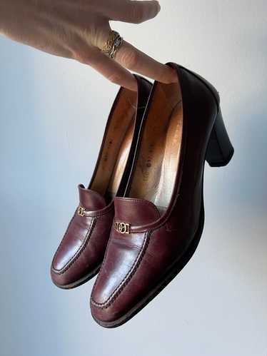 1970s Gucci Leather Pumps 37.5