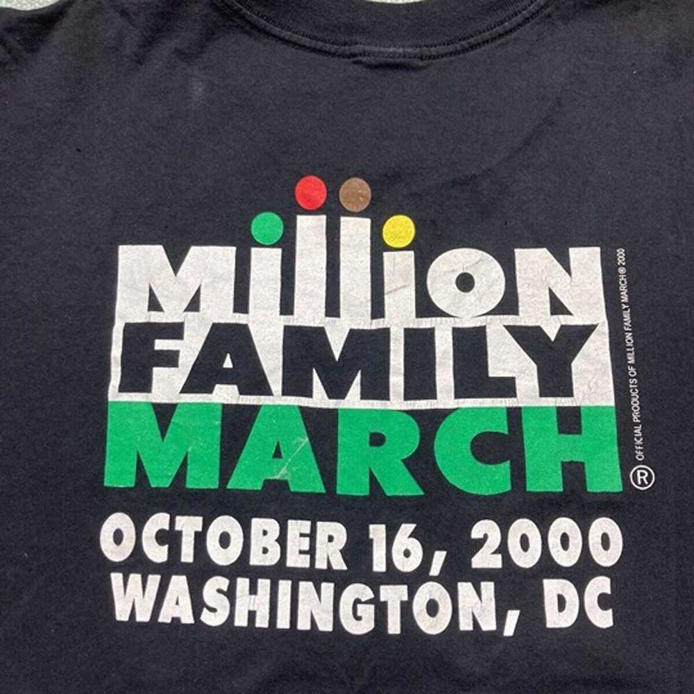 Vintage million family March t shirt 2000 Washing… - image 7