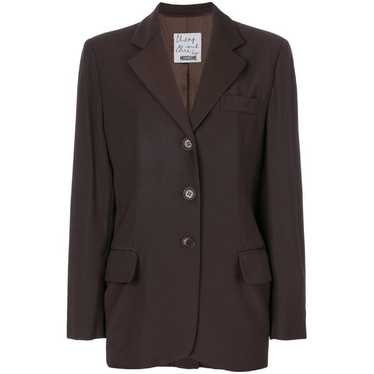 Moschino Brown Wool Blazer - '90s - image 1