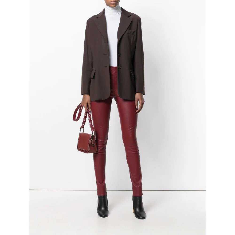 Moschino Brown Wool Blazer - '90s - image 2