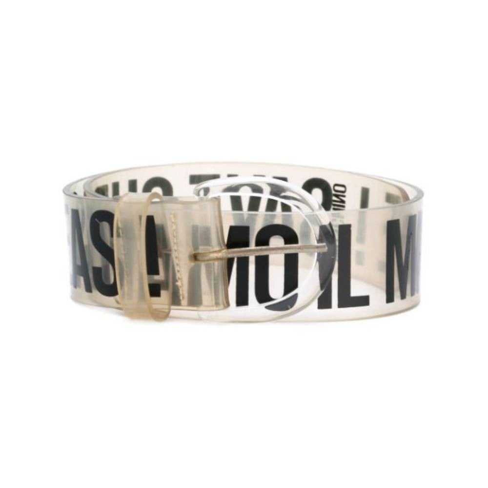 Moschino Transparent Rubber Belt - '90s