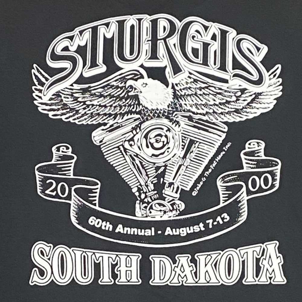 Y2K Vintage XXL Sturgis South Dakota 2000 60th An… - image 3