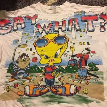 Vintage 90s official loony toons shirt - image 1