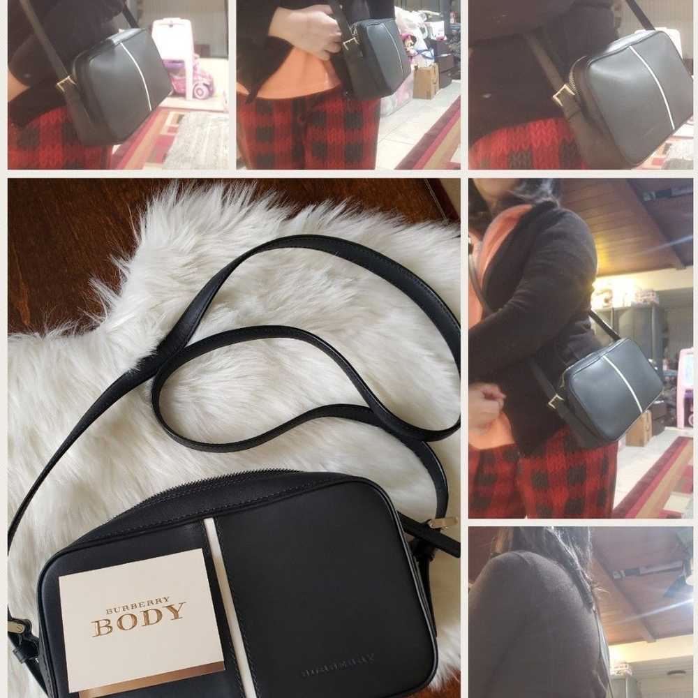 Burberry Black Nova Check Sling/Crossbody Bag- US… - image 4