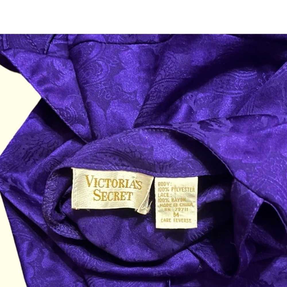 Victorias Secret Gold Label Vintage Purple Linger… - image 5