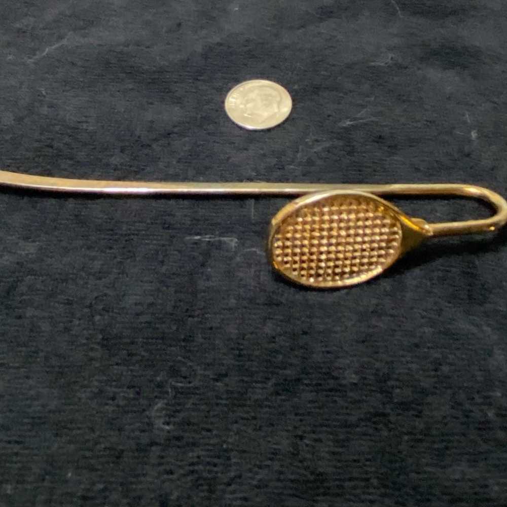 Vintage Tennis Racket Hairpin - image 1