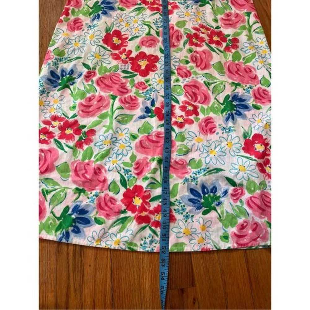 Vintage 1970s Country Pickins Long Floral Shift S… - image 7