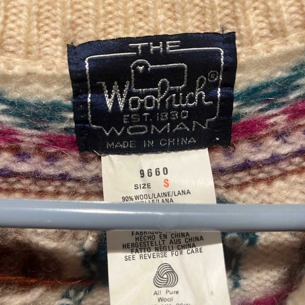 Woolrich Vintage 90’s Wool rich Women’s cardigan … - image 2