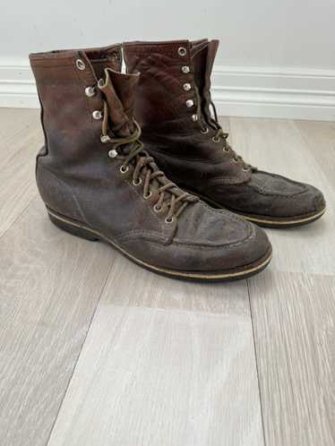 Red Wing 50s 60s Vintage Red Wing Moc Toe Boots 75