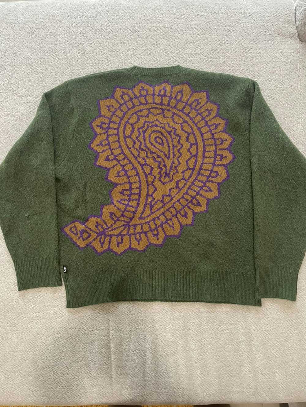 Stussy SS21 stussy paisley knit sweater - Gem