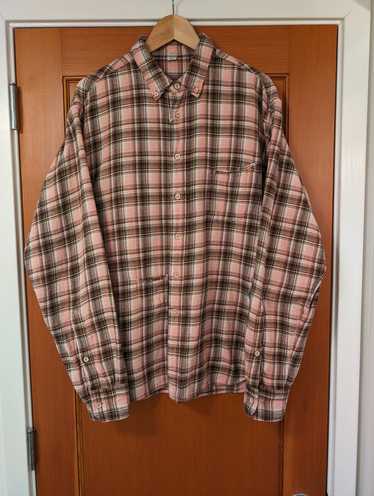 45rpm Pink Check 908 Indian Flannel Ocean Shirt