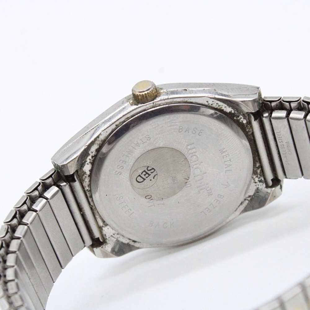 Vintage Watch-it Watch Men's Retro Two Tone Stain… - image 8
