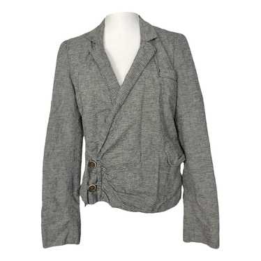 Anthropologie Linen blazer